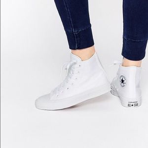 Converse II White High-Tops